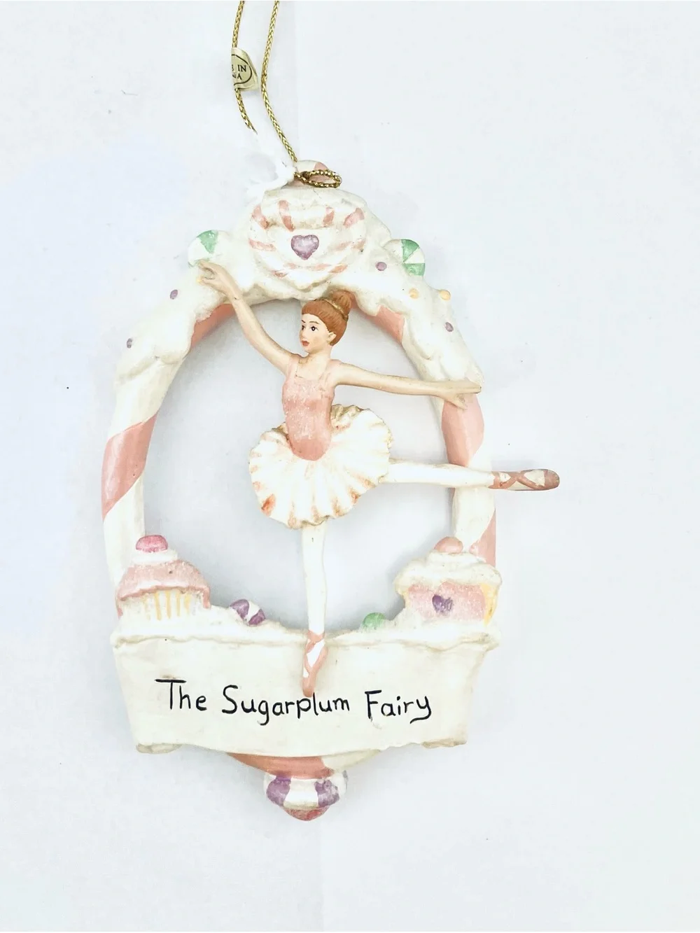The Sugarplum Fairy Resin Ballerina Ornament Unbranded